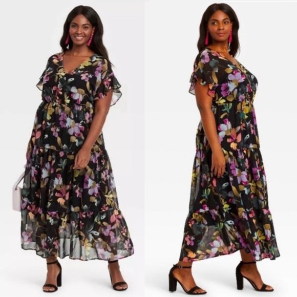 the ava tiered dress